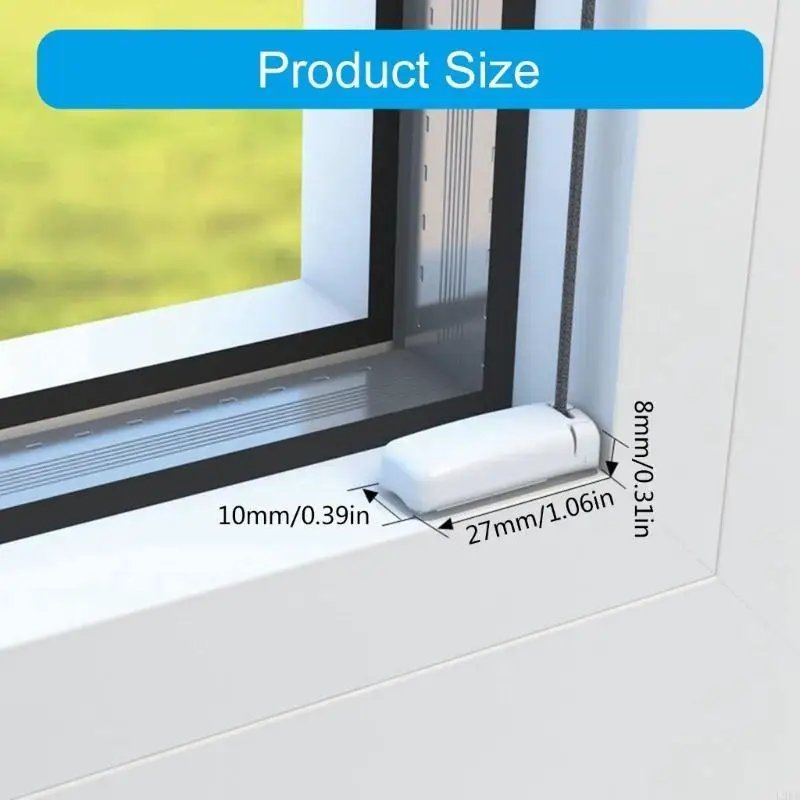 L9BE 6Pcs Pleated Blind Fastening Set Hold Down Brackets Tension Shoes for Home Use