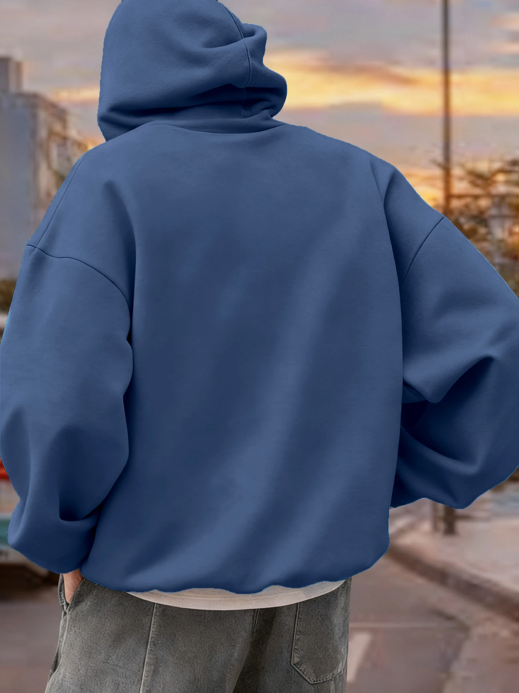 العلم الألماني فرشاة السكتة الدماغية طباعة رجالي بلوزات الشتاء الصوف الدافئة هوديي الكورية فضفاض جيب البلوفرات الهيب هوب الذكور الملابس