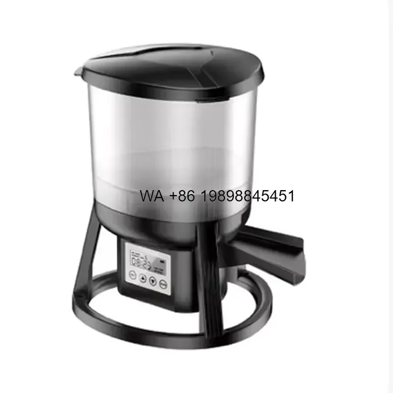 Wmwmnu for CFF Series Smart Fish Feeder Plastic 6L Large Capacity Eco Friendly 120 Spraying Feeding Waterproof Design for