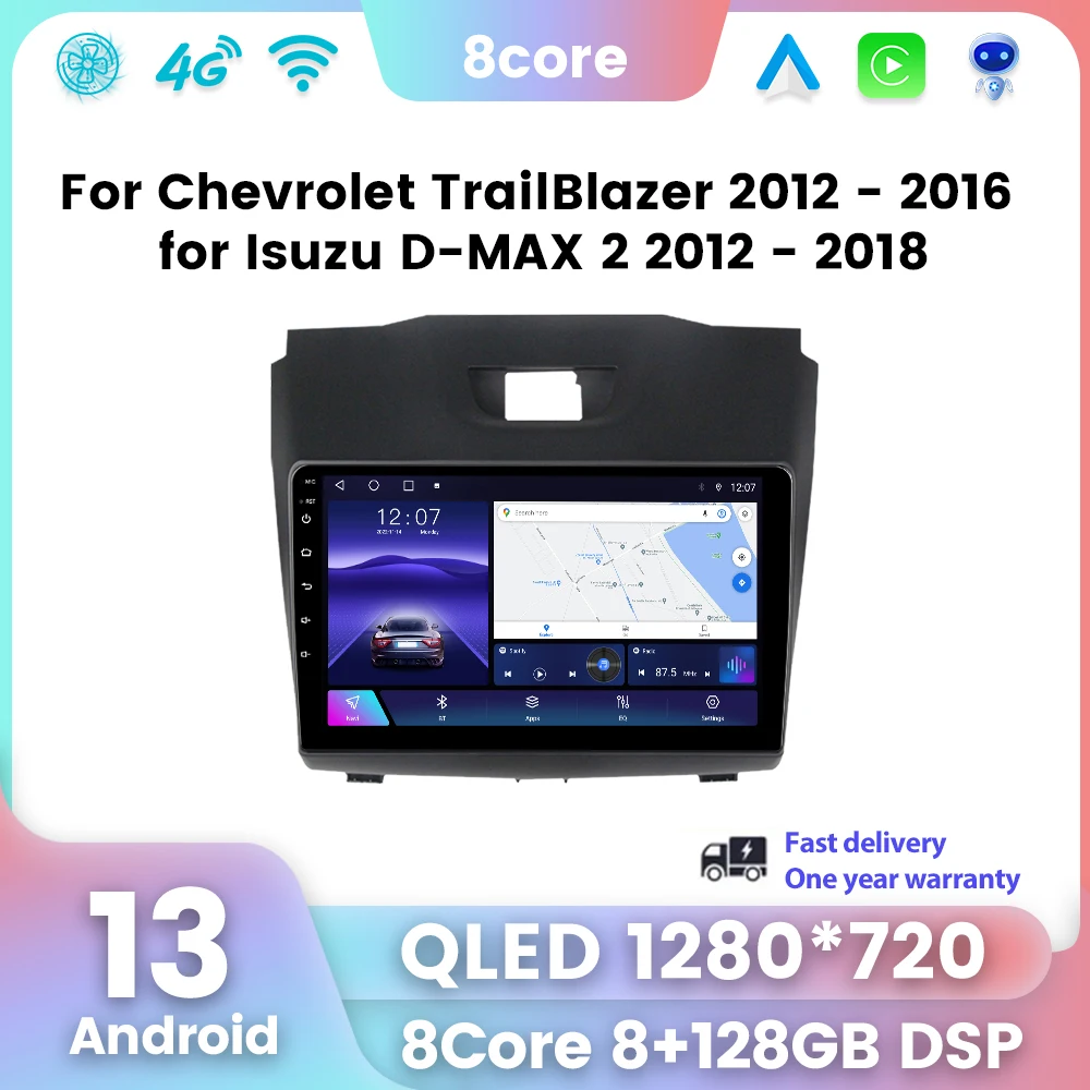 

Автомагнитола QLED для Chevrolet Holden S10, мультимедийный видеоплеер со светодиодным экраном, GPS-Навигатором, DSP мультимедийный плеер, 2din, головное устройство, GPS-навигация магнитола для авто