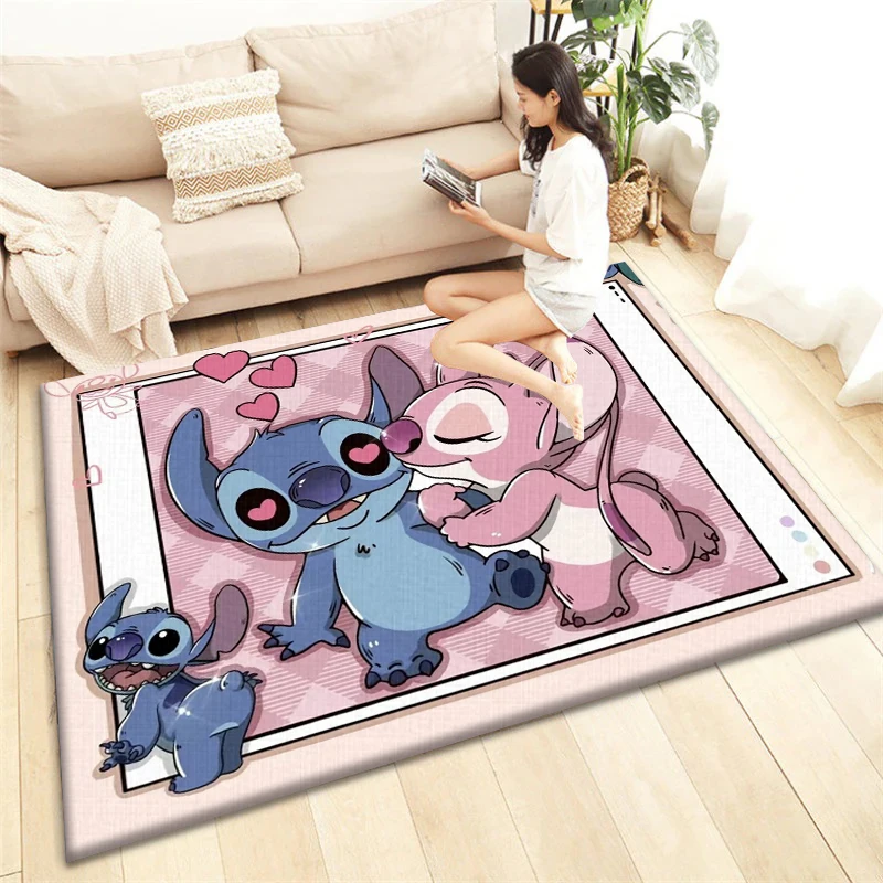 Cute Stitch carpet for children,Living room Bedroom floor mat Kitchen mat Children's Bedroom Mat,bedroom decor