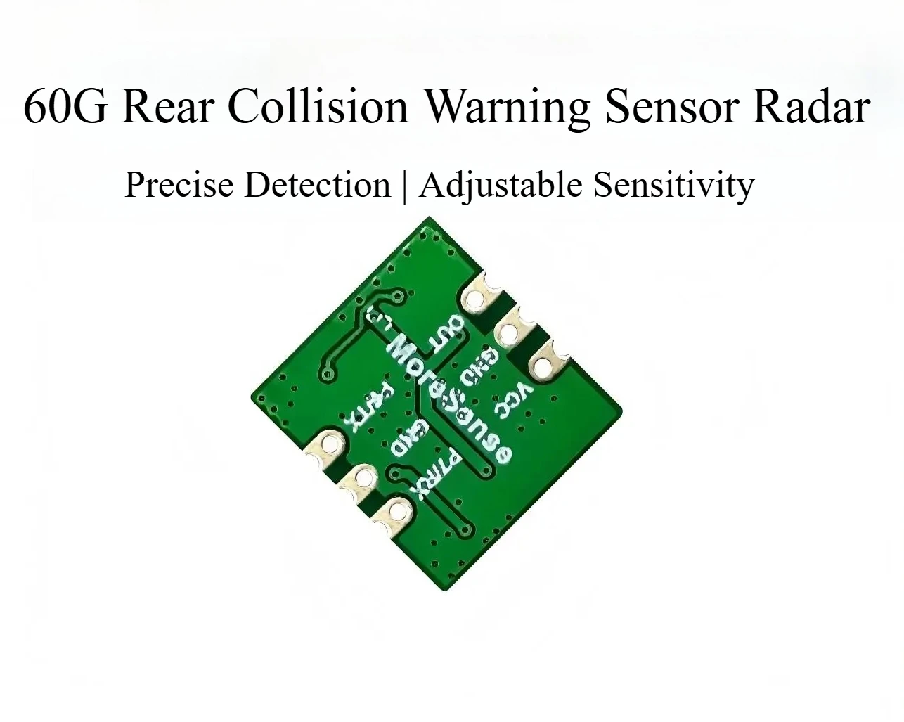 60G BSD Radar Module 40m UART for Car Motorcycle Blind Spot Detection
