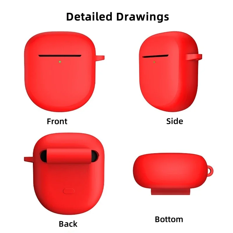 مناسبة لسماعات Bose Quietcomfort Earbuds2، غطاء حماية لسماعات الرأس بتقنية البلوتوث، حافظة واقية من السيليكون قابلة للغسل