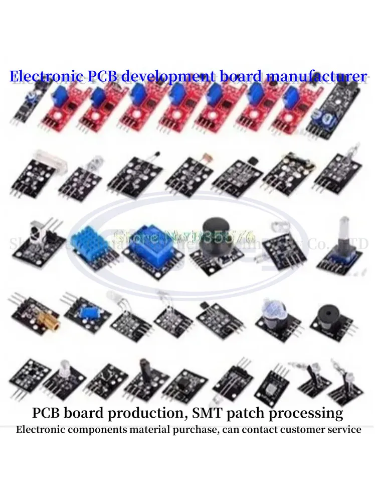 for arduino 37 in 1 Sensor Kit Starters brand /RRGB/joystick/photosensitive/Sound Detection/Obstacle avoidance/buzzer