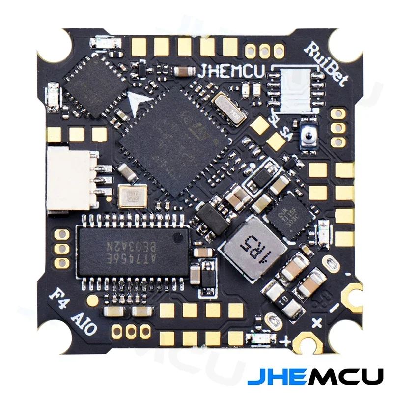 Limited Clearance JHEMCU RuiBet F4 AIO MPU600 F411 Flight Controller BLHELIS 12A 4in1 ESC 25.5X25.5mm