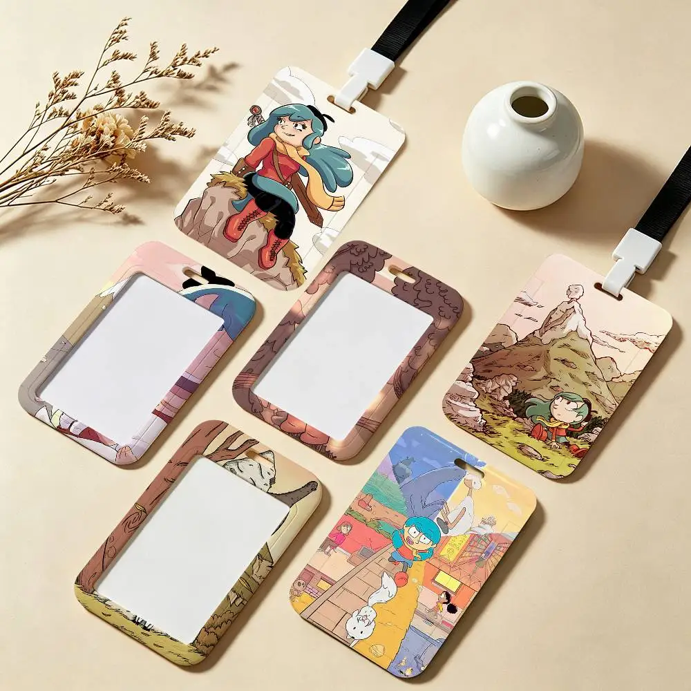 Cartoon H-HildaS Vintage ID Badge Holder With For Office School Name Card Credentials Case
