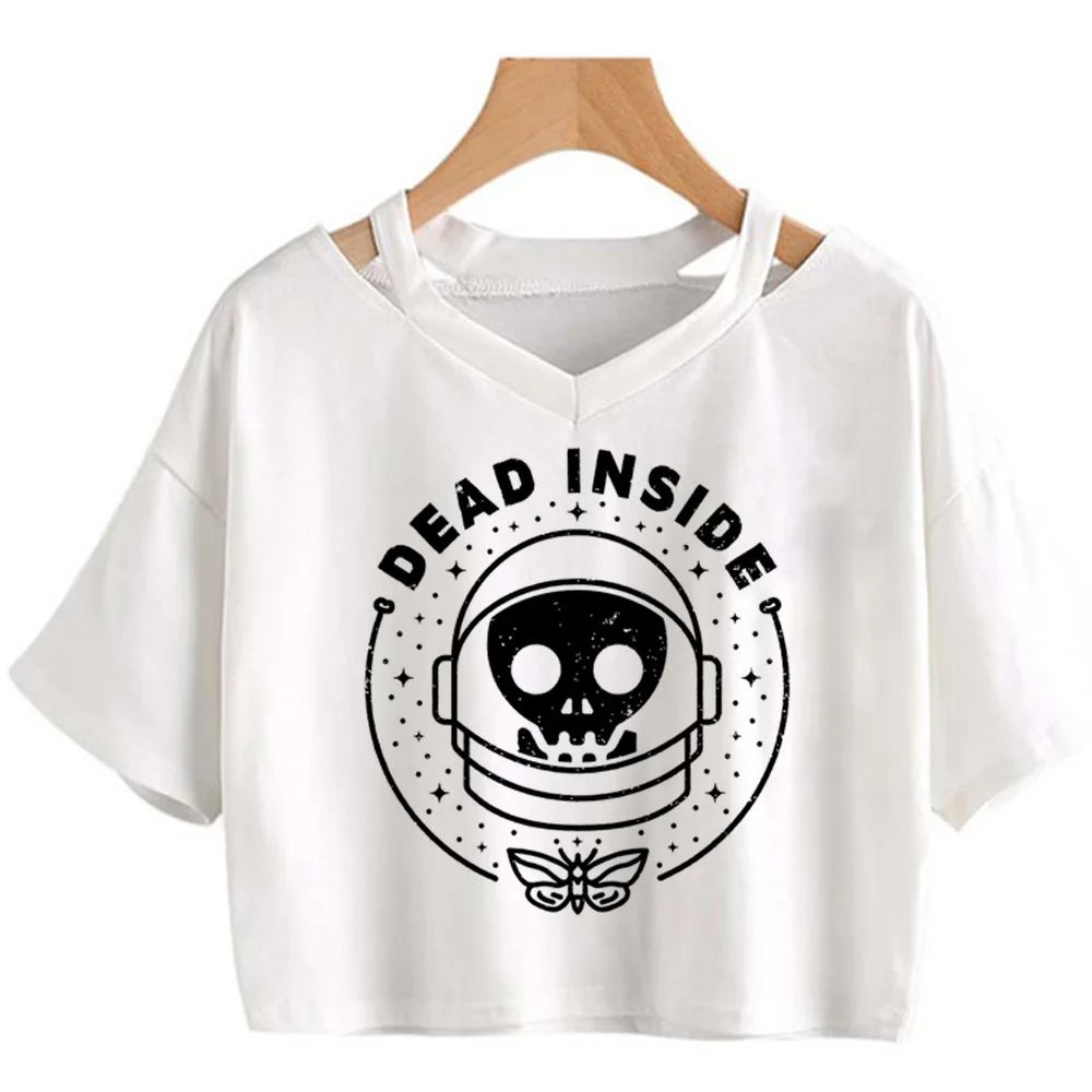 Dead Inside Tee women streetwear anime harajuku t-shirts girl comic clothes