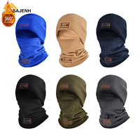 2025 Winter Warm Men's Tactical Wool Hat And Scarf Set Mask Warm Head Covers Sports Hat Cycling Hat Neck Scarf Protector