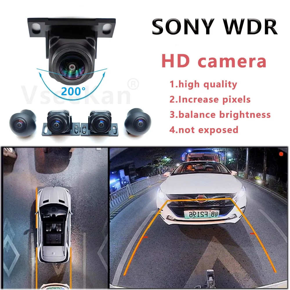 

Sony WDR technology 360 panoramic system camera, night vision HD, 1080P for Android multimedia with camera