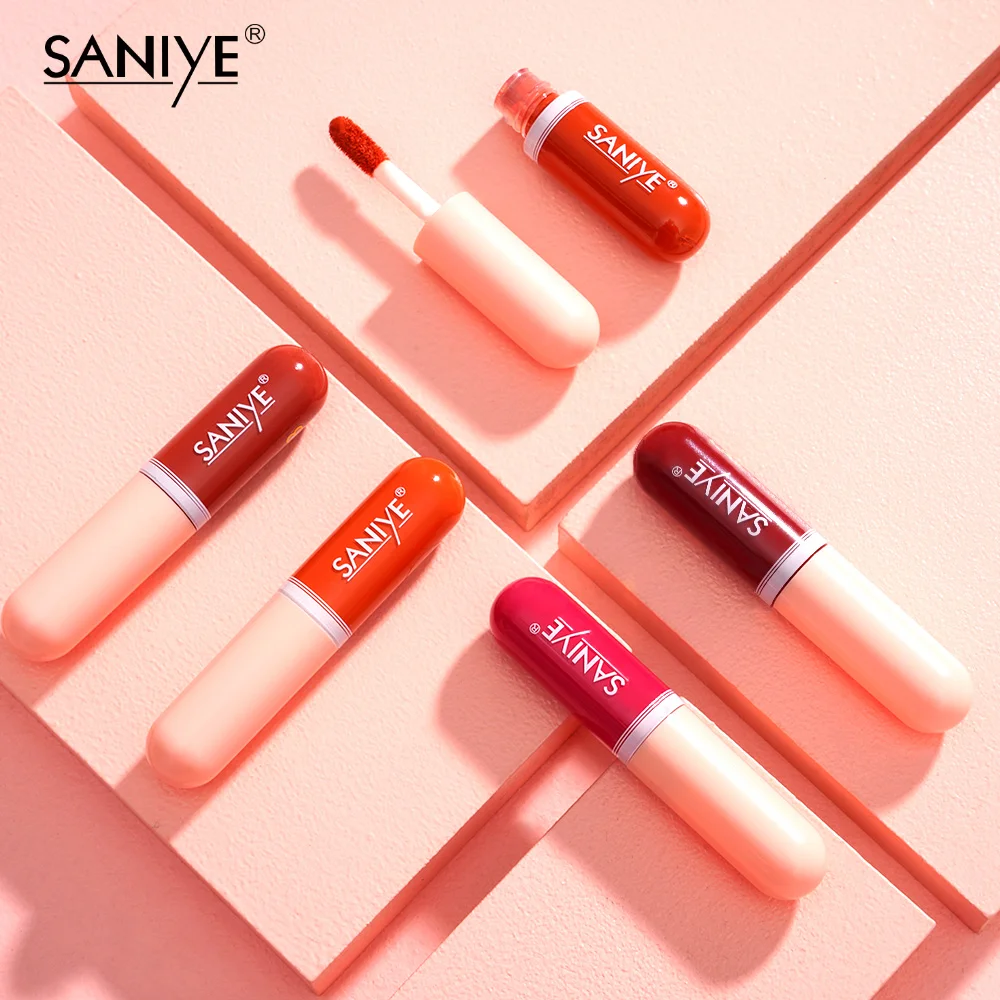 Long-lasting Velvety Finish Liquid Lip Tint Non-sticky Matte Lipstick Long-lasting Vegan-friendly Beauty Must-have Lip Gloss