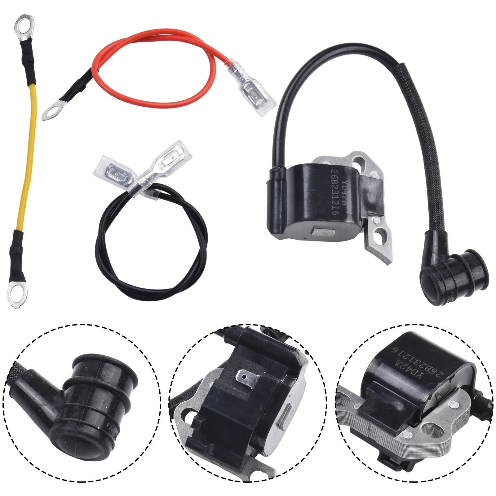 

Chainsaw Parts Ignition Coil 021 023 025 Attachments Equipment Tool 00004001306 011 012 1 Pc Easy Installation