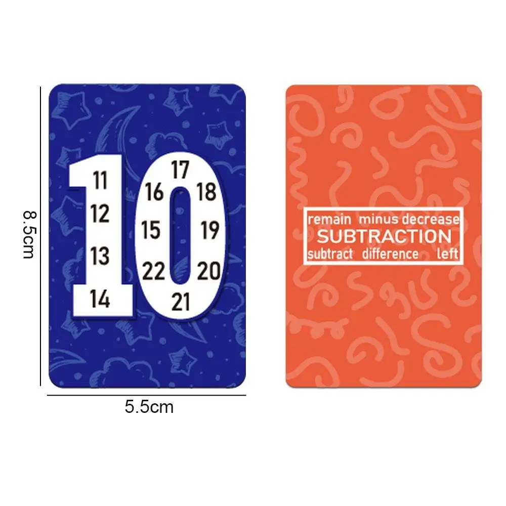 Subtraction Flash Cards Learning Math Table Multiplication Addition Preschool Learning Toys Diversity Training Division