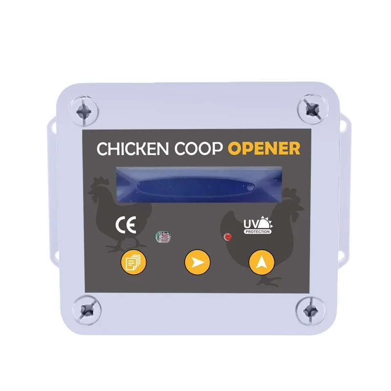 

Automatic Chicken Coop Door Opener Controller Door Kit with Timer for Poultry Farm