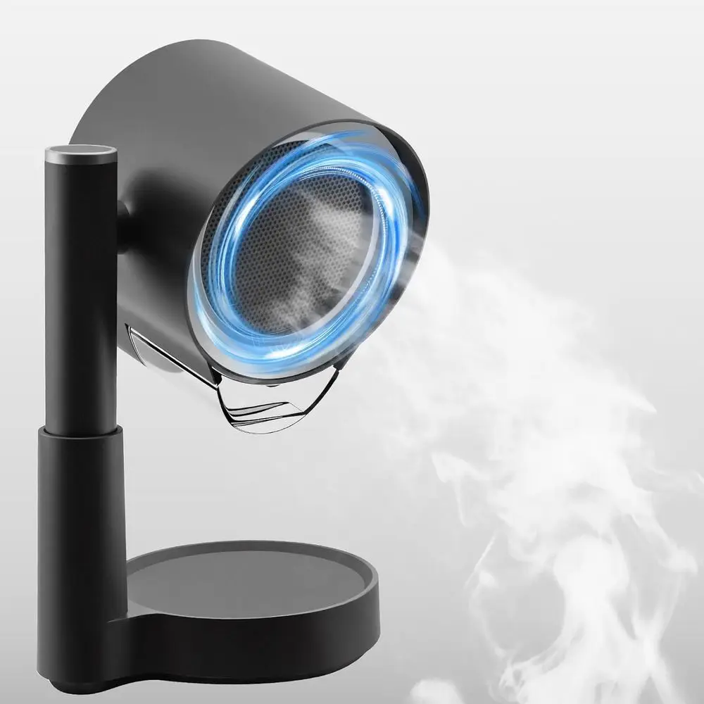 

Portable Range Hood, 3-Speed Kitchen Exhaust an with 4" Height & 30°-120° , Detachable Oil Cup & ilter, or RV, Aparent Cooking,