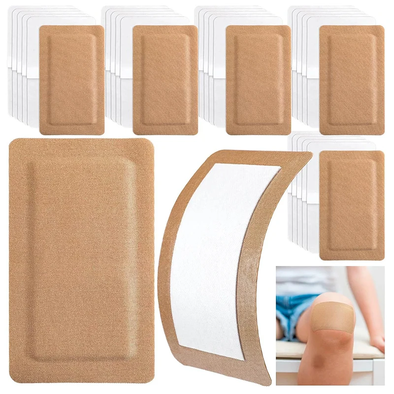 

5Pcs Large Size Elastic Non-woven Medical Adhesive Wound Dressing Band Aid Large Wound First Aid Skin Care Tools