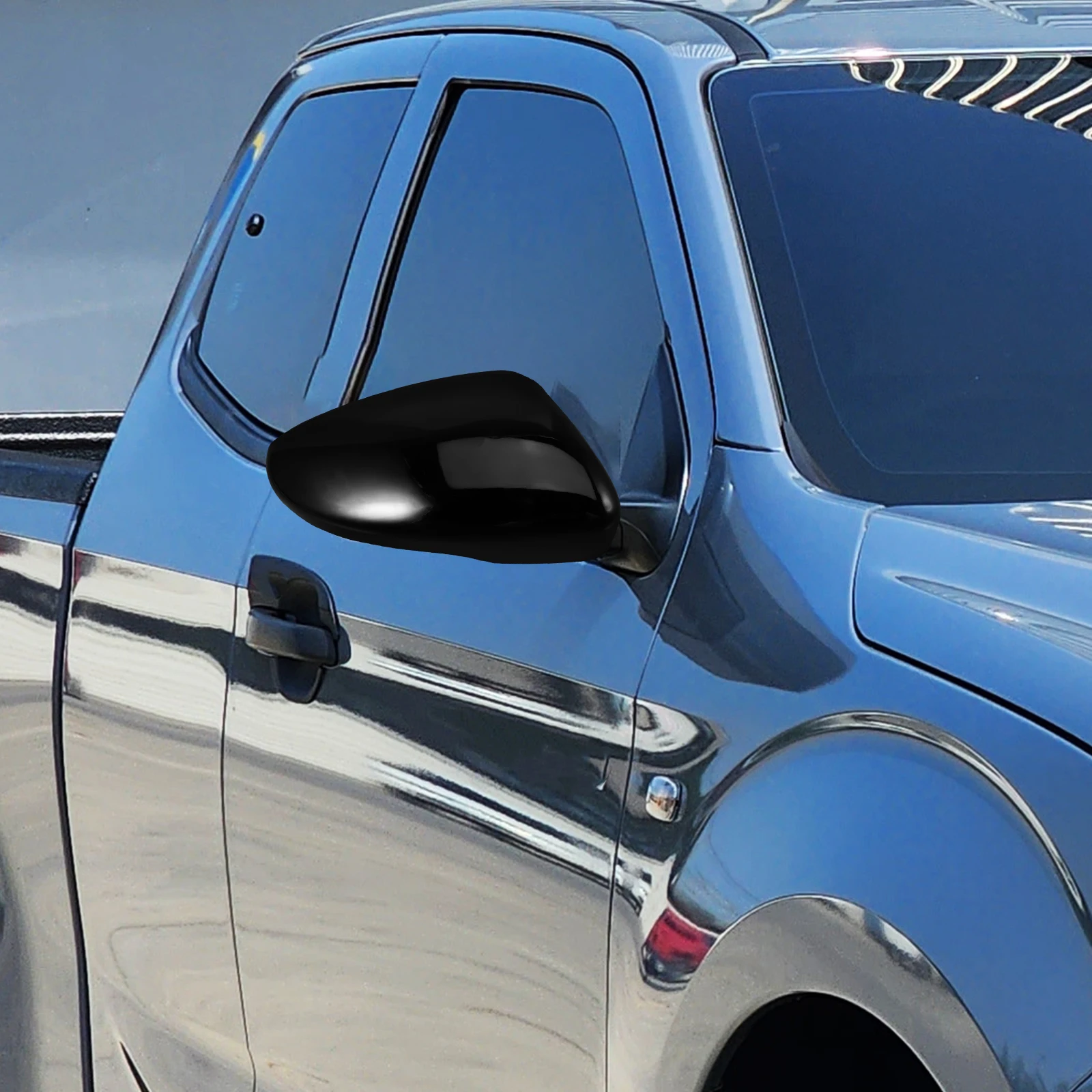 

Rearview Mirror Cover Car Protective Cap Plastic Automotive Side Covers Stable Materials Easy Installation Stylish Appearance