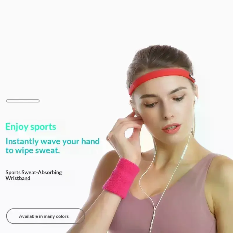 1Pc Fitness Wristband For Men And Women Tennis/Basketball/Volleyball Wrist Support Sports Protector Sweatband Gym Wrist Guard