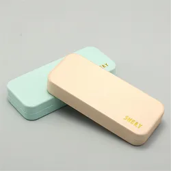 Retro Metal Glasses Box Universal Car Goggles Holder Stylish Eyeglasses Case Eyewear Storage Myopia Glasses Cover Gift for Women