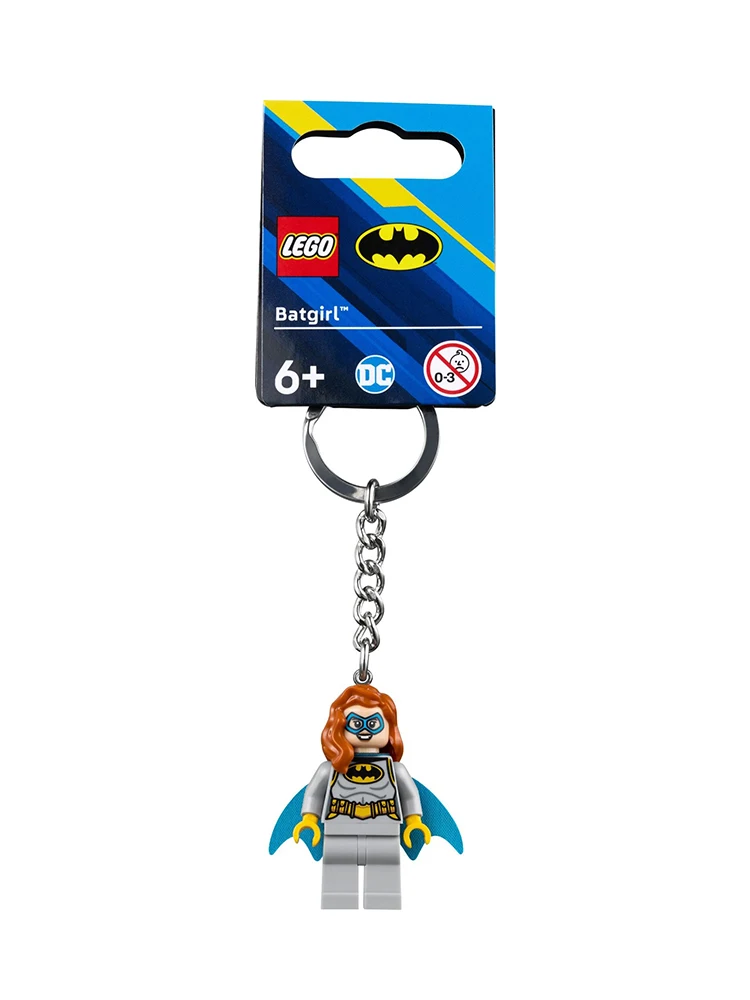 

LEGO 854320 Batgirl Keychain Marvel Series DC Pendant Building Block Toy Children's Gift