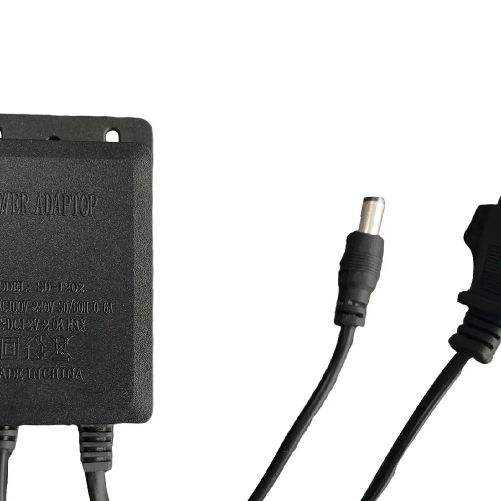 12V 2A AC Adapter Charger 12 Volts 2000MA Power Supply Cord for Security Cameras CCTV Camera LED Strip Lights Router BT Speaker