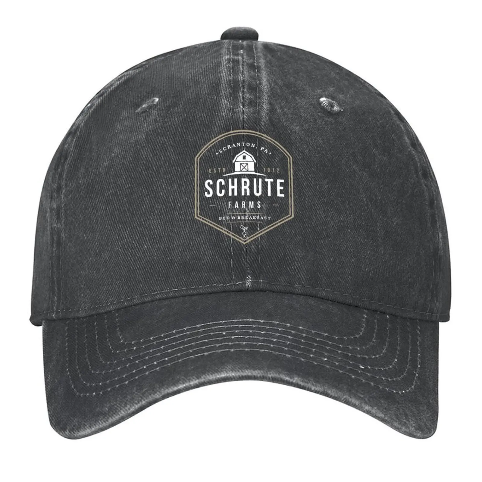 

Schrute Farms Bed & Breakfast - modern vintage logo Baseball Cap luxury caps Hat Man Luxury Women's Golf Clothing Men's