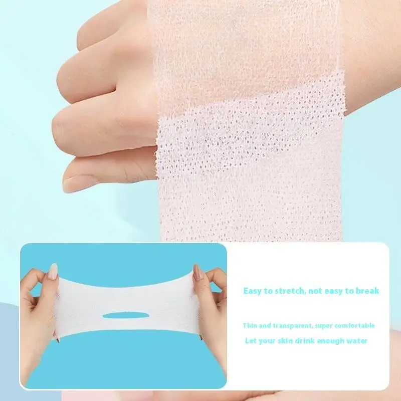 210/240 PCS Stretchable Wet Compress Cotton Pads Open Type Facial Moisturizing Makeup Remover Cotton Ultra-thin