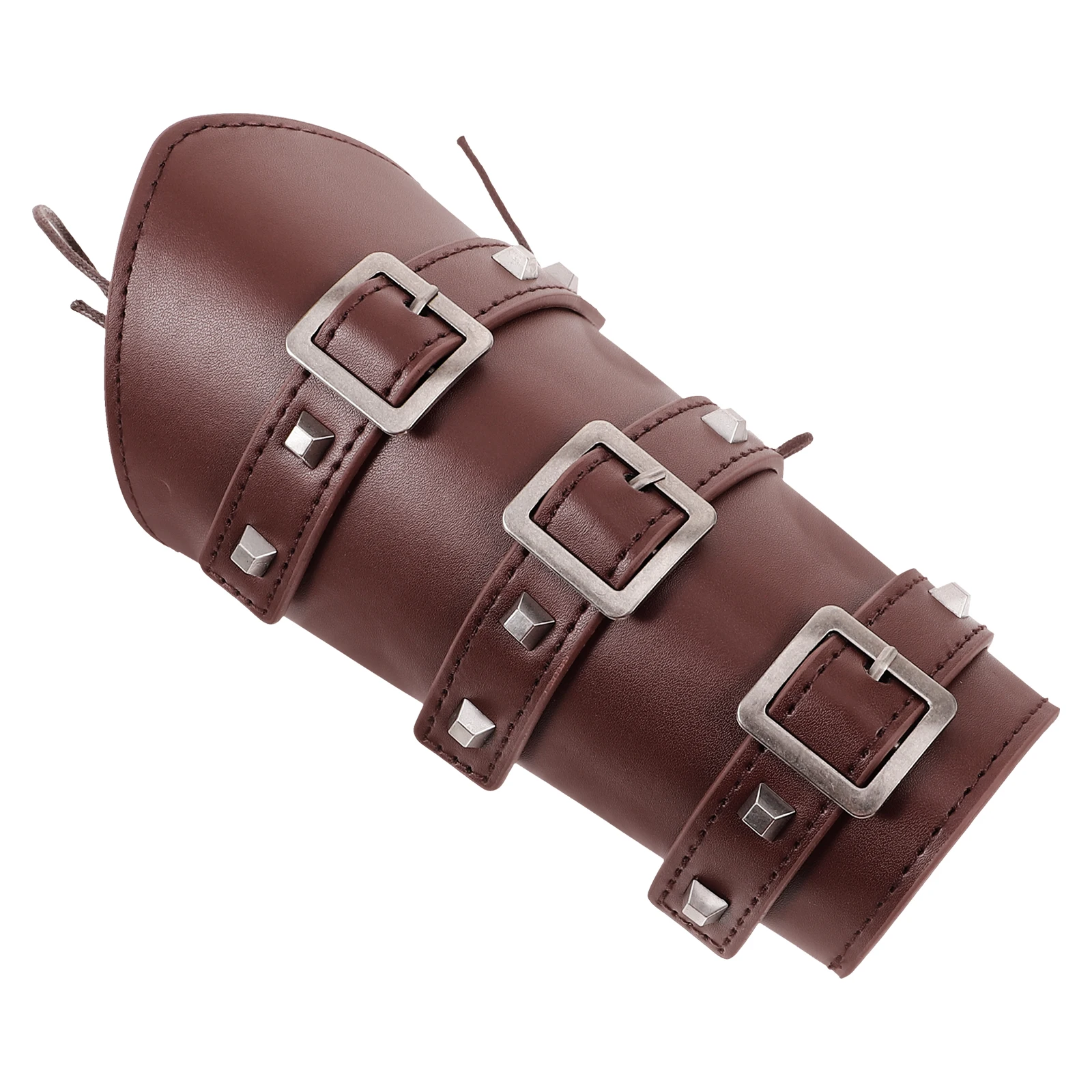 

Pu Adjustable Arm Wristband Medieval Bracer Cosplay Armband For Men Women Role Play Costume Party Halloween Riding Stage
