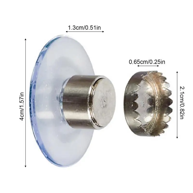 Suction Cup Soap Hanger Wall Mounted Soap Rack With Strong Magnet Removable Hanging Soap Holders For Bathroom Shower
