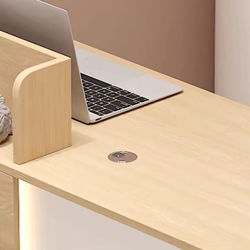 Luxuriöse, trendige Empfangstheke, moderne, einfache, exquisite Glamour-Empfangstheke, italienisches Design, Theke Empfang-Büromöbel