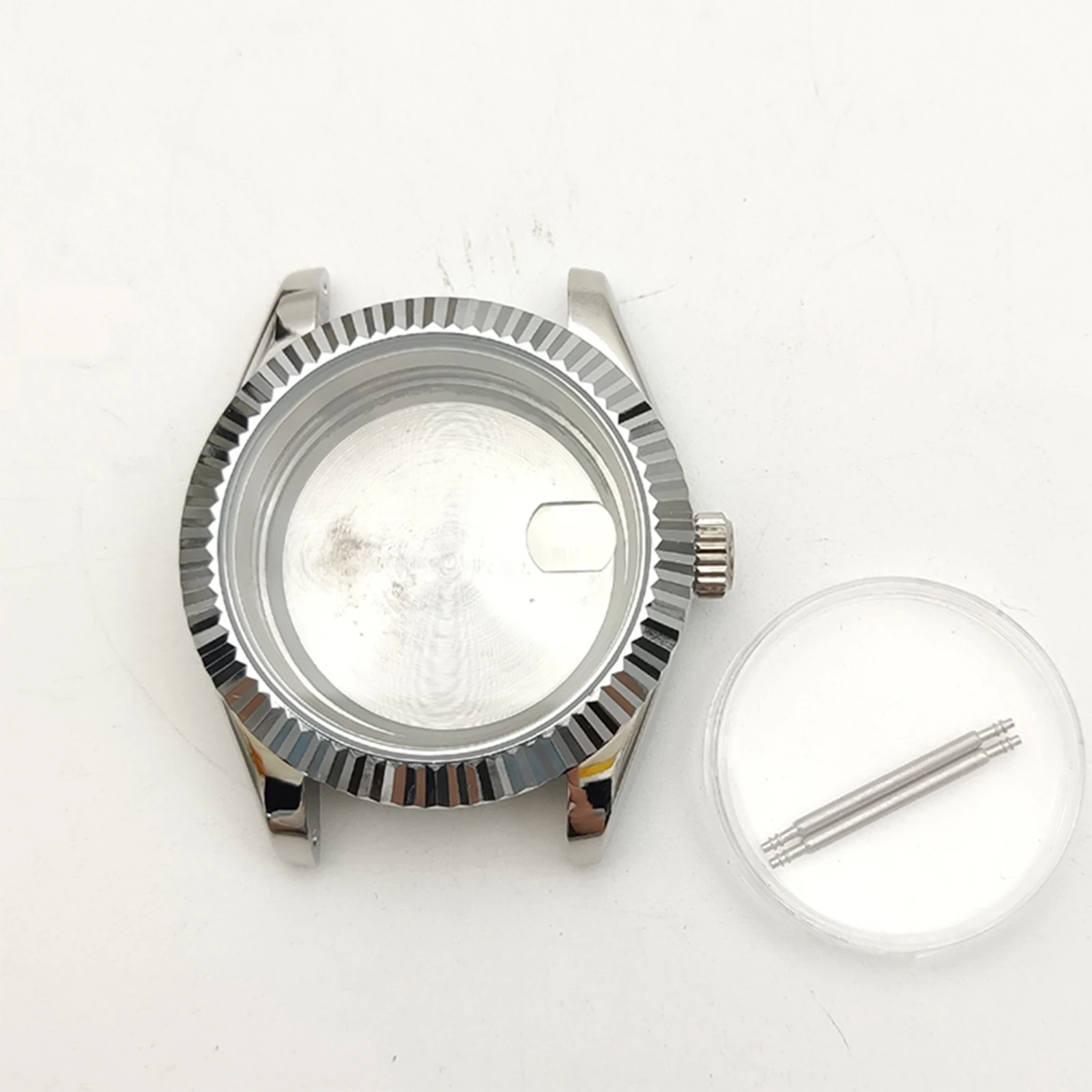 

Watch Case Stainless Steel Sapphire Glass Case for NH35A/NH36 Movement Modified Watch Accessories