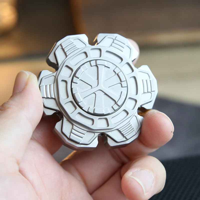 EDC Open the armor Stainless Steel Finger Spinner Stress Relief Toy Office Stress Relief Toys Fidget Toys  For Adult Gift