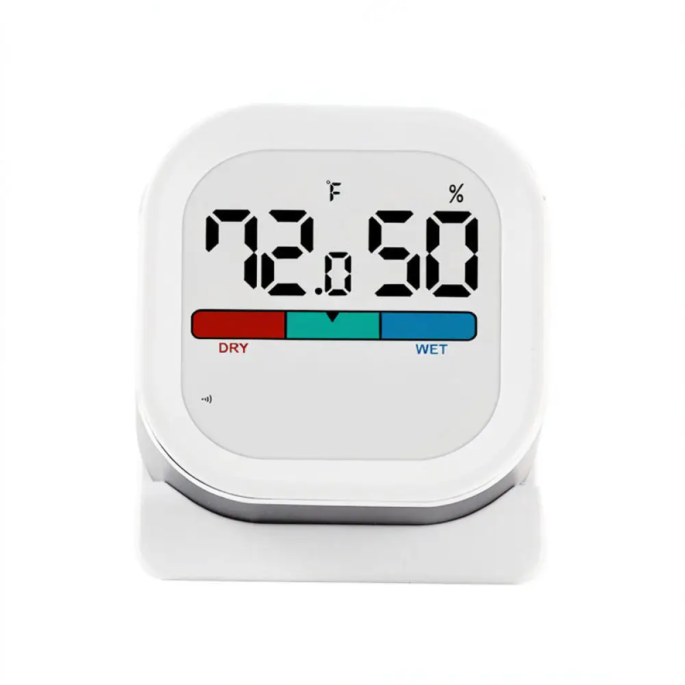 LCD Digital Hygrometer For For Sanywun Indoor Temperature Humidity Sensor Wall Mount Desk Clock Nursery Tool