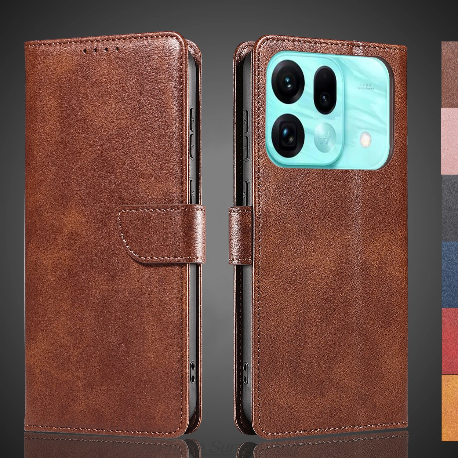 

Wallet Flip Cover Leather Case for OPPO Find X9s Pro 6.32" Pu Leather Phone Bags protective Holster Capa Fundas Coque