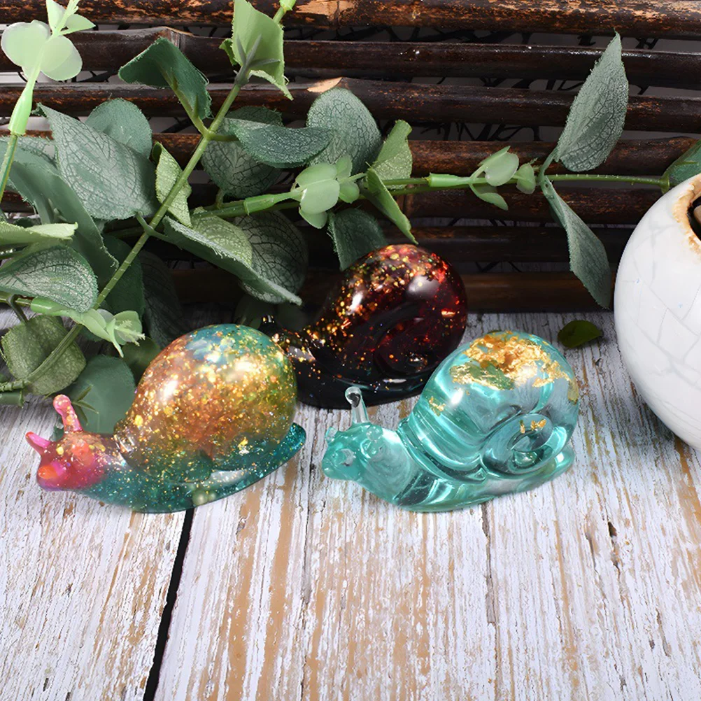 

1set Animal Ornaments Frog Lizard Snail Decor Silicone Mold Epoxy Resin Casting DIY Crafts Jewelry Accessories