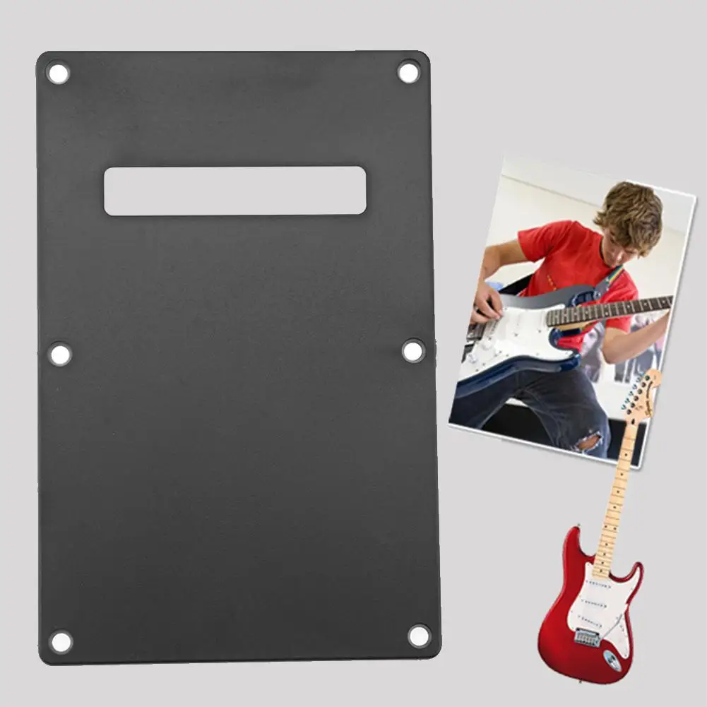 PVC Pickguard Tremolo Cavity Cover Backplate Back Plate for Stratocaster Strat Modern Style Electric Guitar Accessory