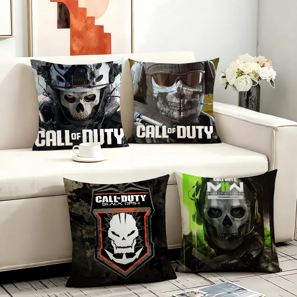 Game cushion cover Anti-dustmite Sofa Cushion Decorative Office Cover Lounge Area Indoor & Outdoor Use C-Call of D-Duty