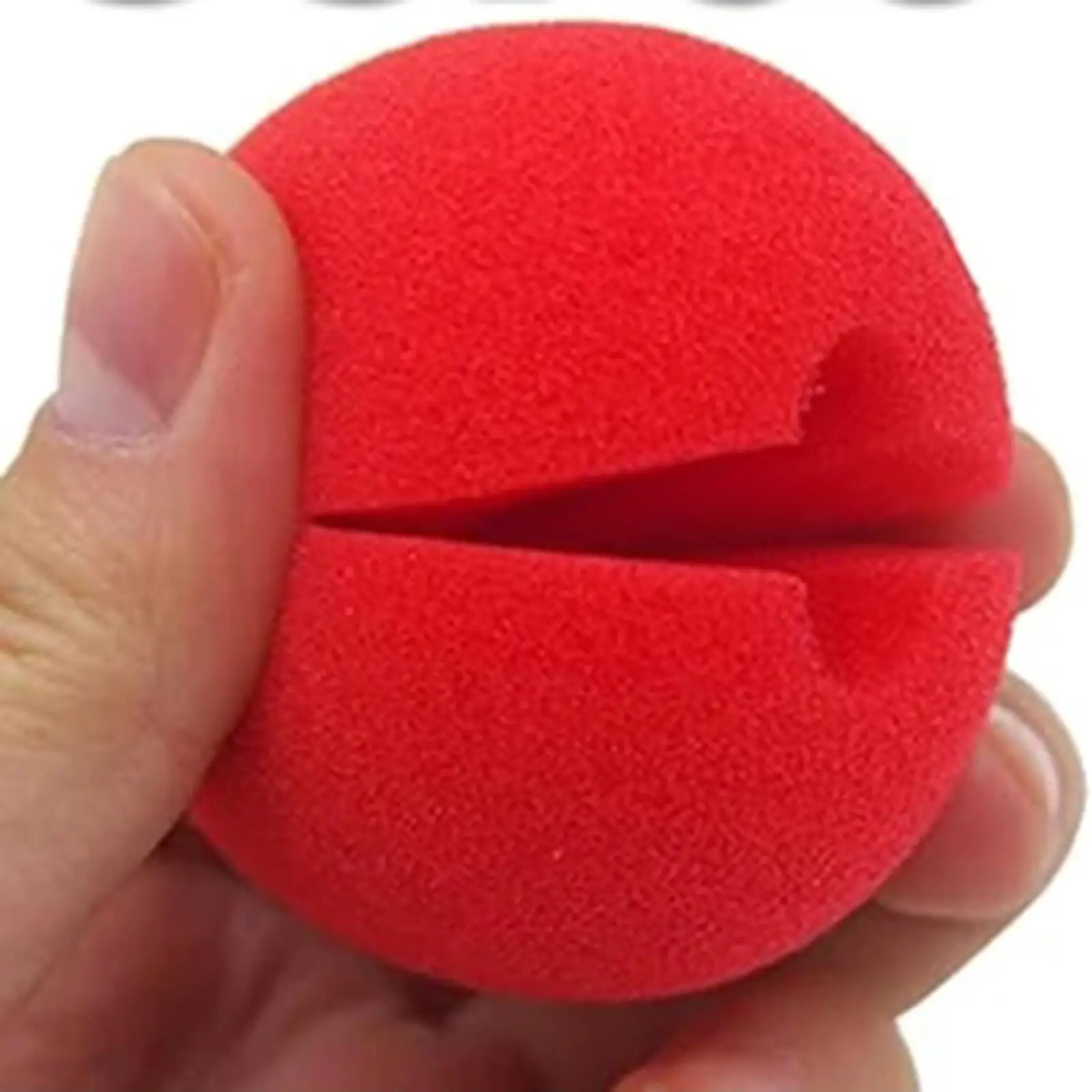 Nariz de palhaço vermelho, esponja em massa, adereço para adultos, crianças, halloween, festa de natal, acessório de fantasia