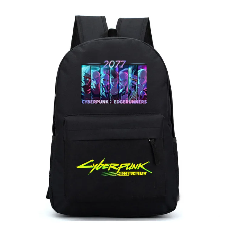 Mochila Anime Cyberpunk:Edgerunners Series, bolso con estampado, mochilas para estudiantes, mochila escolar de gran capacidad, mochila para el regreso a la escuela