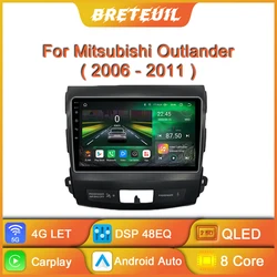 For Mitsubishi Outlander 2006 - 2013 Car Radio Android Multimedia Video Player Navigation GPS Carplay Touch Screen Auto Stereo