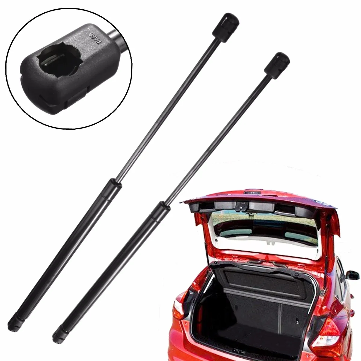 2pcs Trunk Struts for Ford Focus MK2 Hatchback 2004-2010 Lift Support Gas Spring Tailgate Rear Boot Shock 4M51A406A10AB