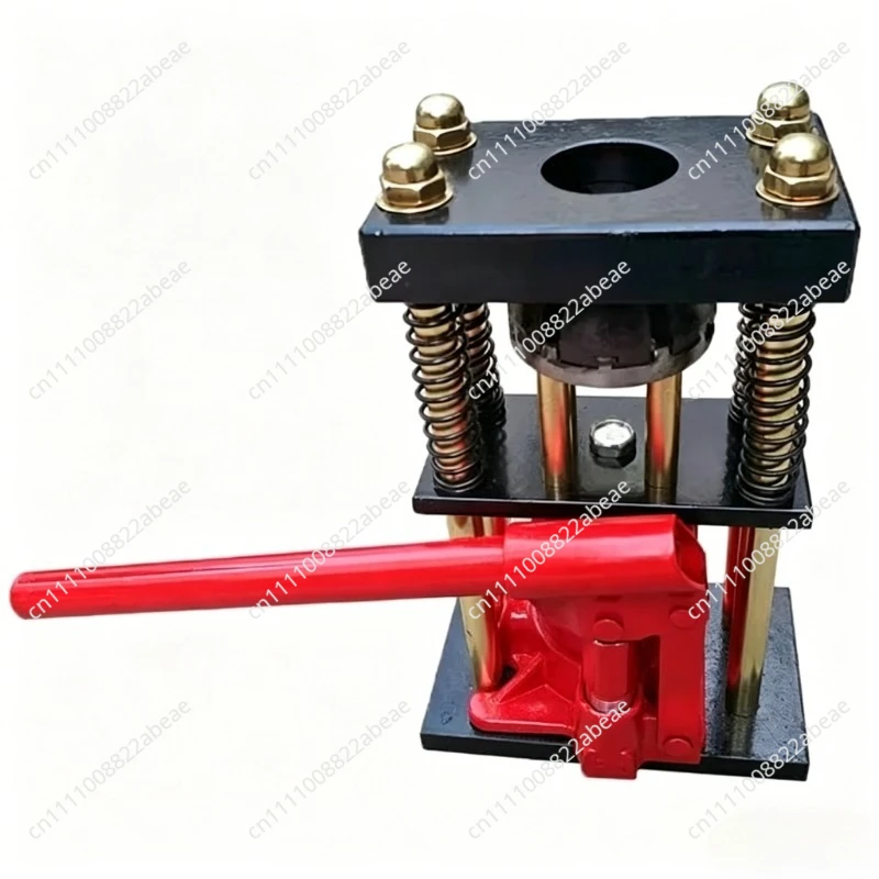 D-type 8-tooth Hand Plastic Hose Crimper Hose Crimping Tool Benchtop Hydraulic Clamp High Pressure Tube Crimping Machine 12~20mm