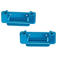 2Pcs Upgrade Spare Rc Car Parts Front Rear Bumper for Wltoys A959-B A969-B A979-B,Blue