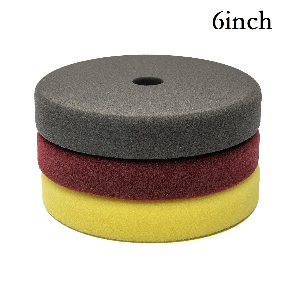 3PCS Buffing Pad Kit Buffing Kit Foam Polishing Kit Washable And Reusable 7 Inch Diameter Pads For Restoring Paint