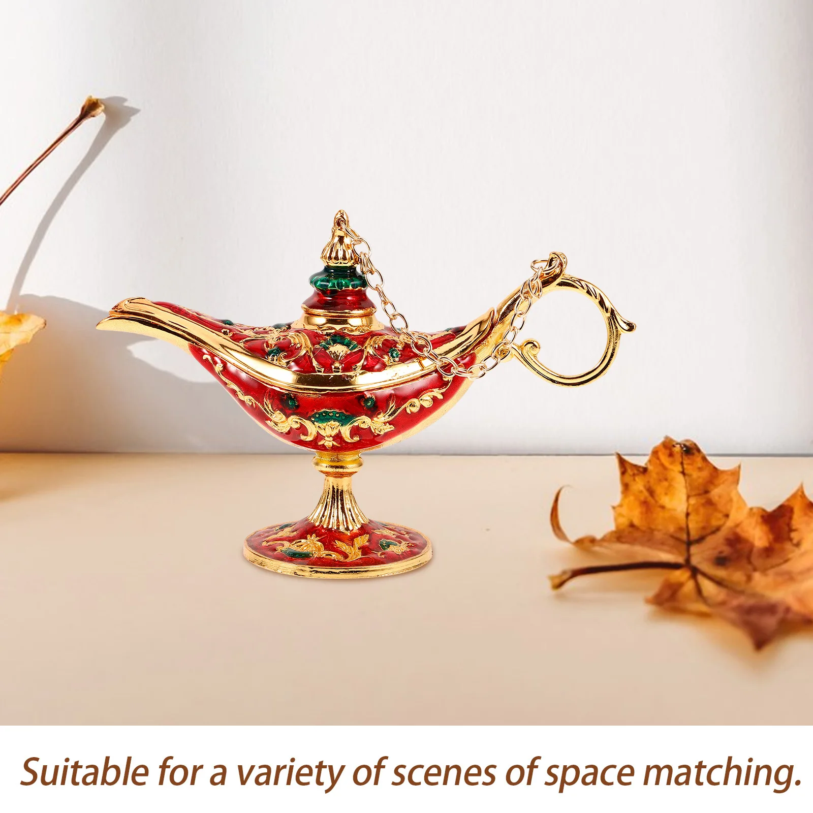 

Vintage Ornament Alloy Desktop Decoration Retro Table Centerpiece Party Gift Birthday Arab Night Decorative