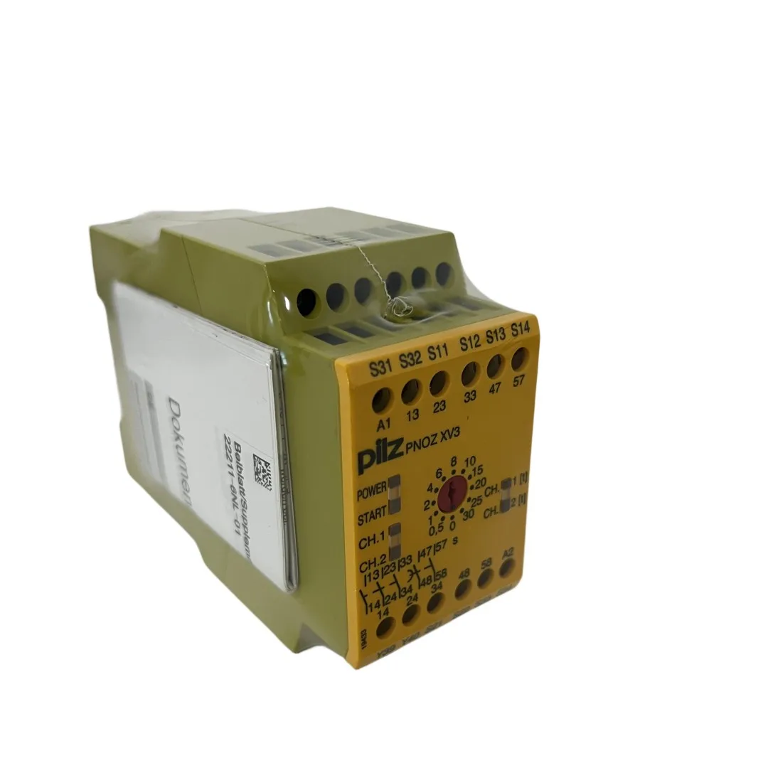 Relé de Seguridad Pilz 774540 Original Nuevo, PNOZ XV3 30/24VDC 3n/o 2n/o t, en Stock