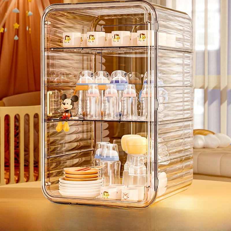 boite-de-rangement-pour-ustensiles-d'alimentation-pour-bebe-support-de-drainage-pour-biberons-rangement-pour-bols-et-cuilleres-organisateur-d'accessoires-pour-bebe-en-plastique