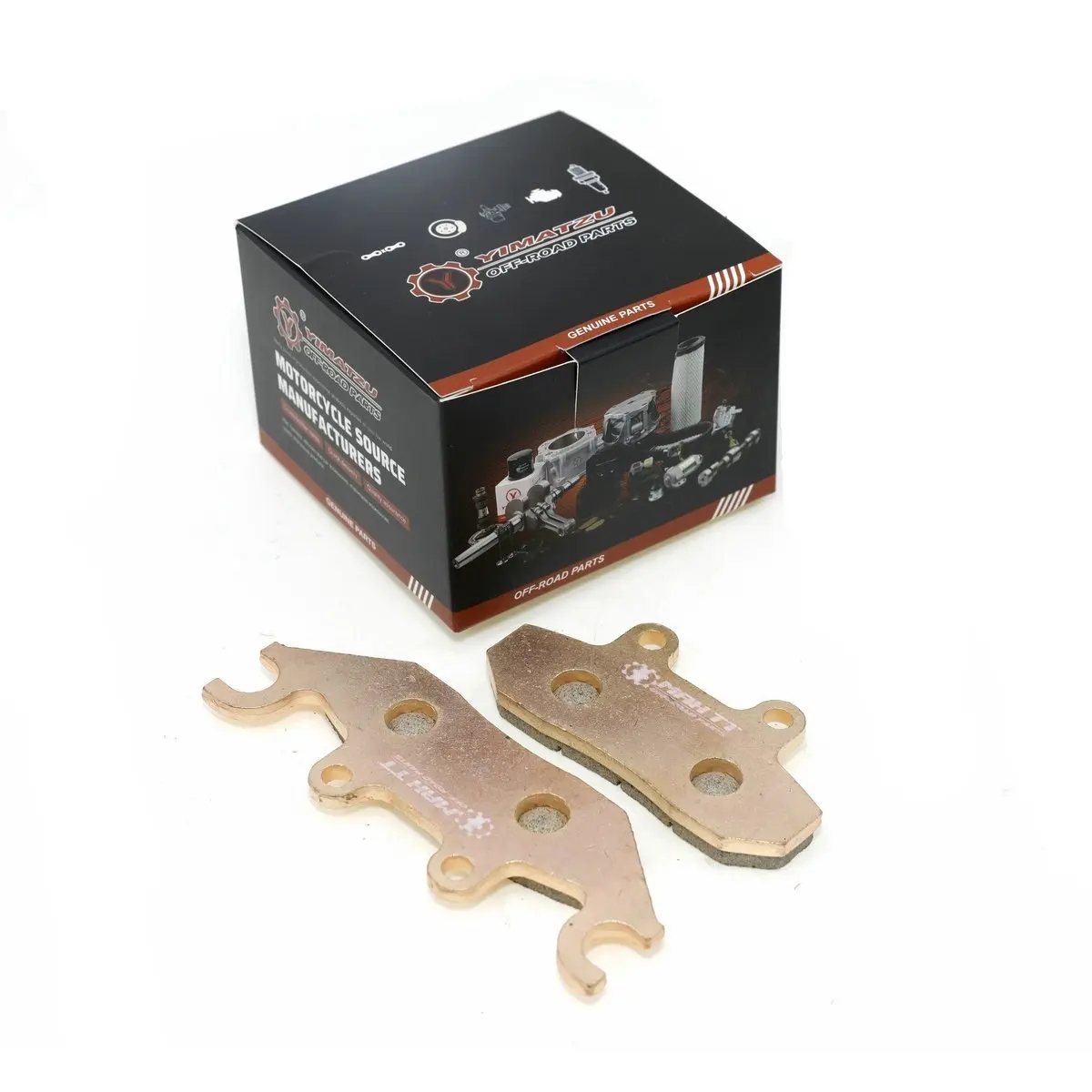 YIMATZU Front Brake Pads For Odes UTV 800 ATV650 ATV 800 1000 CVT X2 X4 Dominator 650 Quad ATV800 Liangzi 17006010060
