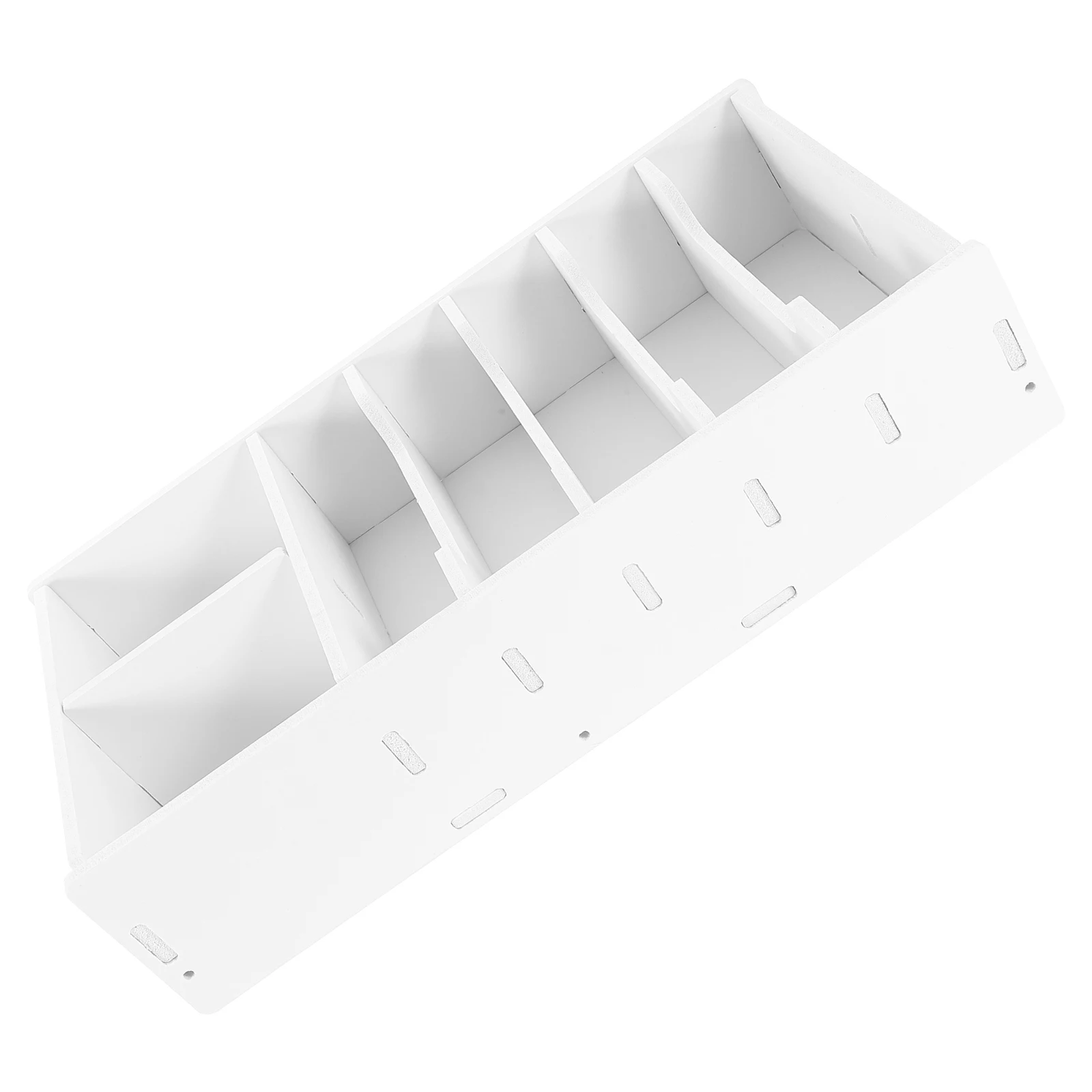 Large 7 Compartments Coin ganizer Box for Bills Receipts Coins Storage Material Desktop File ganizer Money Storage Box