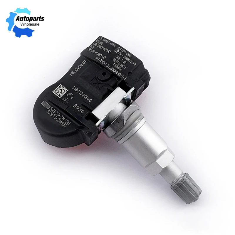

1/4PCS 52933-3N100 52933-2M650 52933-B1100 433MHZ TPMS Tire Pressure Sensor For Hyundai Accent Genesis G80 Kia Sorento Rio
