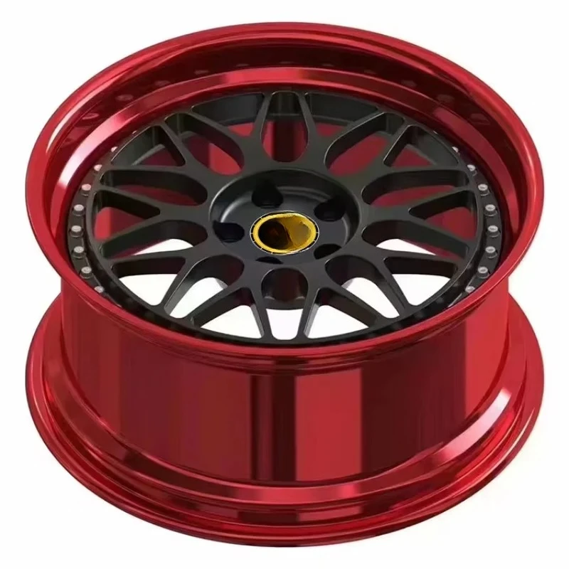 JZ01 مخصص شبكة طبق عميق سبيكة 2 قطعة rines 17 18 19 20 21 22 بوصة 5x100 5x112 5x120 مزورة felgen Cerchi في عجلات ليجا #3